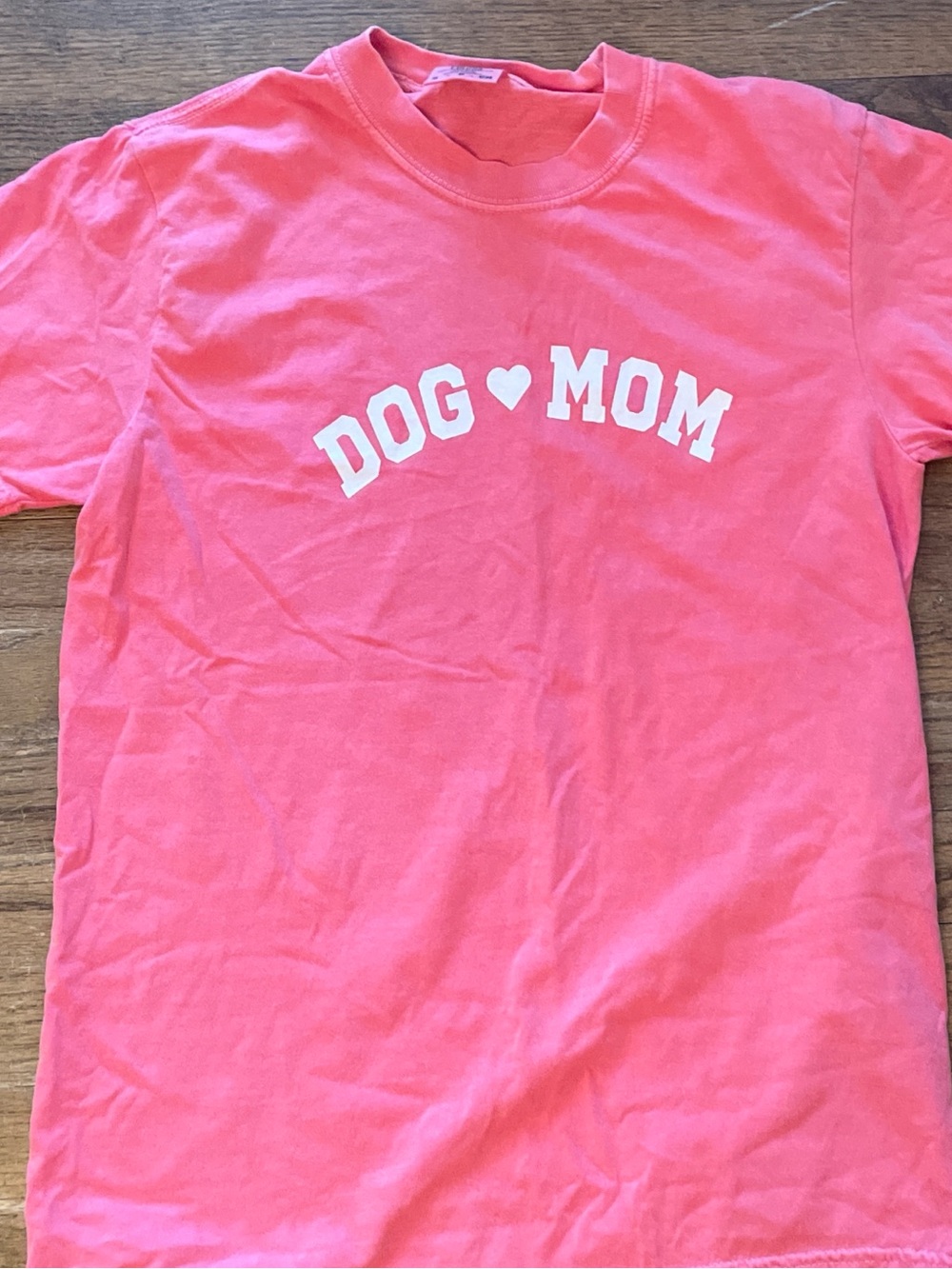 Comfort Colors Pink Crewneck Tee with Branded Tag